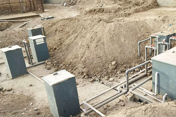 地埋式污水处理设备安装